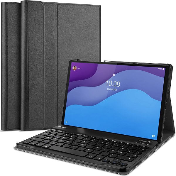 Lenovo Tab M10 HD 2nd Gen 10.1 inch Bluetooth Keyboard Case Cover (Black) Lenovo Tab M10 HD 2nd Gen 10.1 inch Bluetooth Keyboard Case Cover (Black)